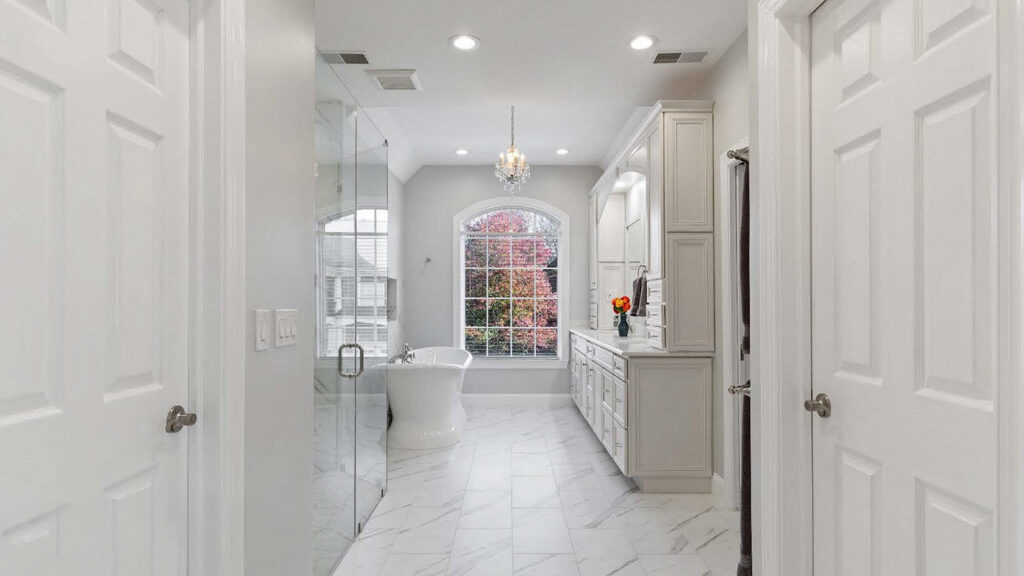 Bathroom remodeling project by Michael Nash Design / Build